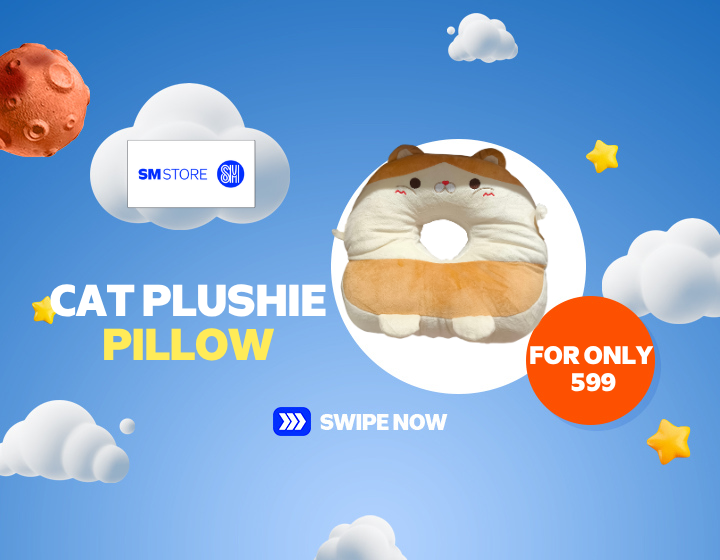 CAT PLUSHIE PILLOW