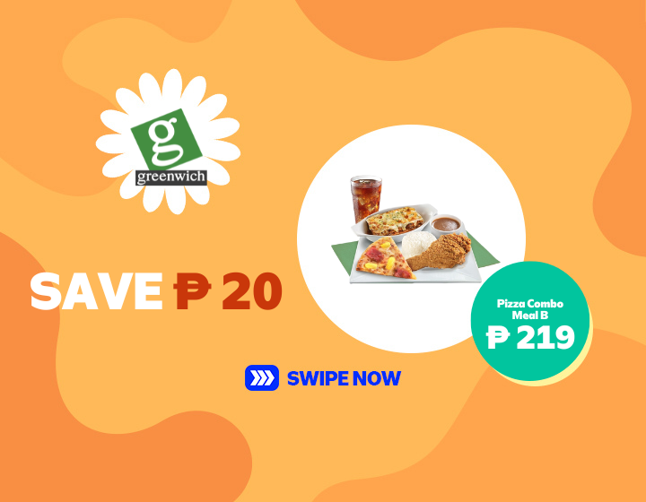 Save ₱20  | Greenwich| Pizza Combo Meal B | Now ₱ 219