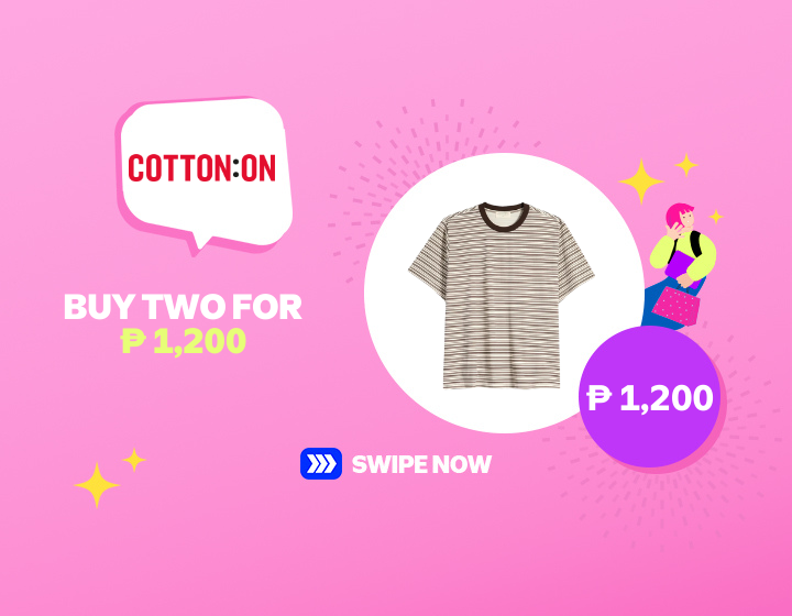 Buy 2 for ₱1,200 – Cotton On Cropped Fit Shirt (Creampuff)