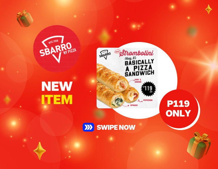 NEW Strombolini Pizza Sandwich on Sbarro