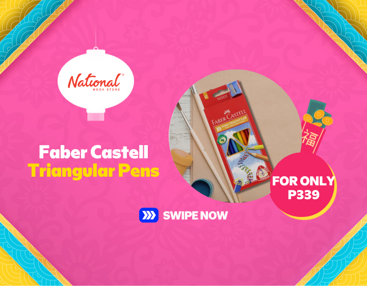 National Bookstore's Fabercastell Triangular pens for P339.00!
