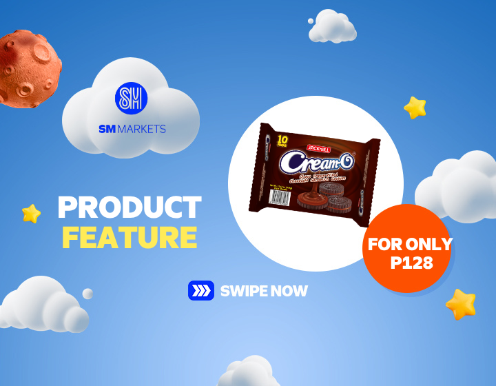 Php 128.00 only on SM SUPERMARKET Cream-O 