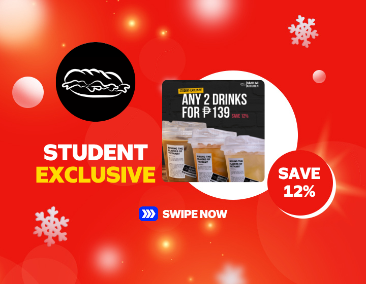 2 Drinks for P139 on Banh Mi Kitchen