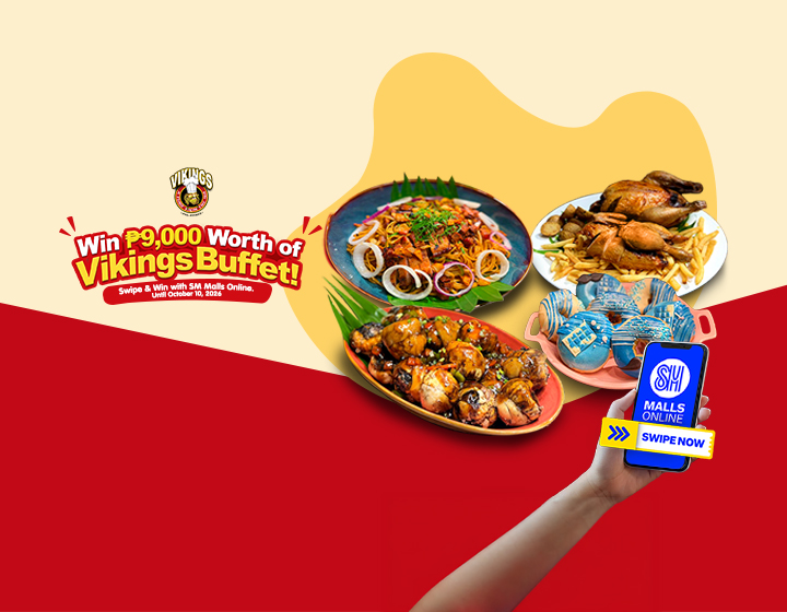 Win up to ₱9,000 Worth of Vikings Gift Certificates!