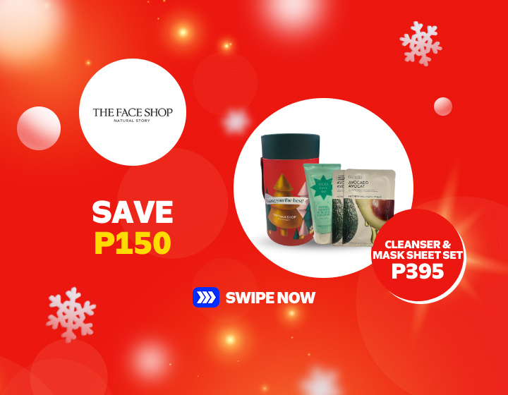 SAVE P150 ON CLEANSER AND MASK SHEET HOLIDAY GIFT SET