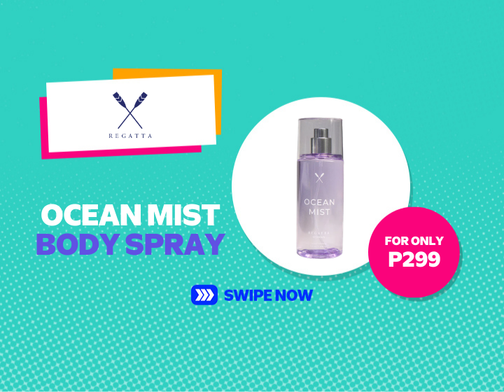 REGATTA OCEAN MIST BODY SPRAY FOR ONLY P299!