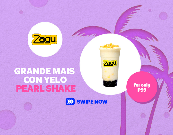SMMR | ZAGU | GRANDE MAIS CON YELO PEARL SHAKE FOR ONLY P99