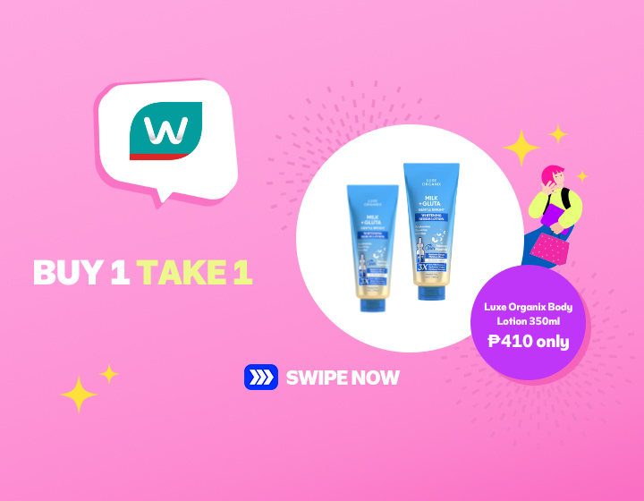 WATSONS |  Luxe Organix Body Lotion Buy 1 Take 1 for only P410