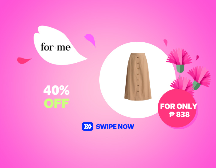 40% Off - Forme A-Line Maxi Skirt with Button Placket Detail now ₱ 838