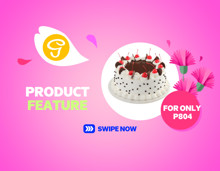 Php804.00 only on GOLDILOCKS Choco Cherry Tote Cake