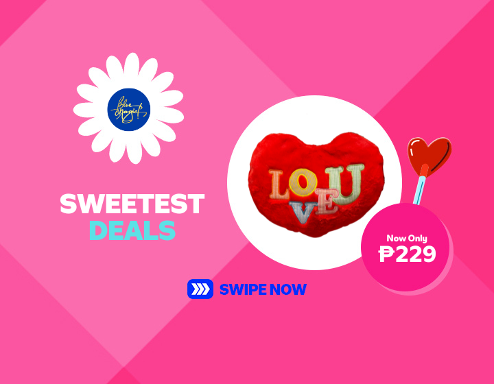 BLUE MAGIC HEART SHAPED LOVE U 