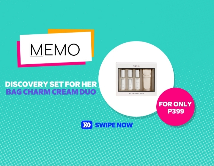 MEMO DISCOVERY SET FOR HER CREAM DUO FOR ONLY AT 399! 