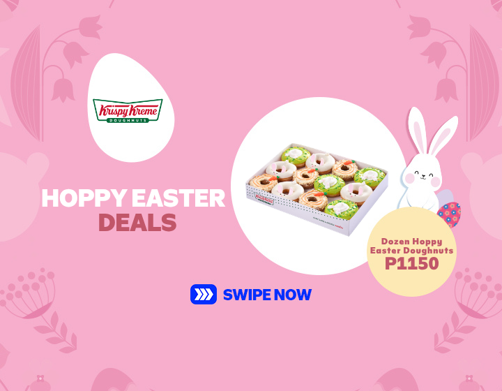 Krispy Kreme's Dozen Hoppy Easter Doughnuts for only P1150