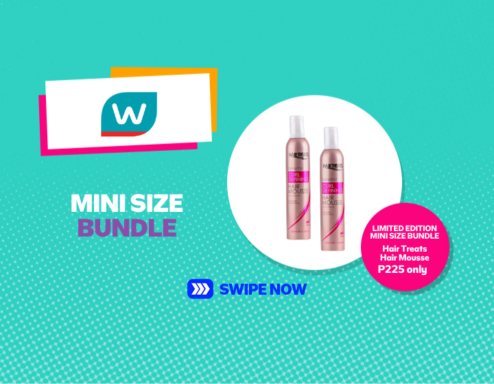 WATSONS | Hair Treats Hair Mousse Limited Edition Mini Bundle for P225 only