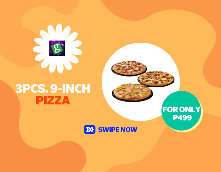 GREENWICH  | Get these 3pcs 9inch pizza for only P499