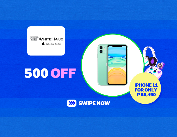 P500 off  | WHITEHAUS |iPhone 11 | Now ₱ 56,490
