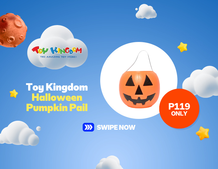 SM Store Toy Kingdom Halloween Pumpkin Pail