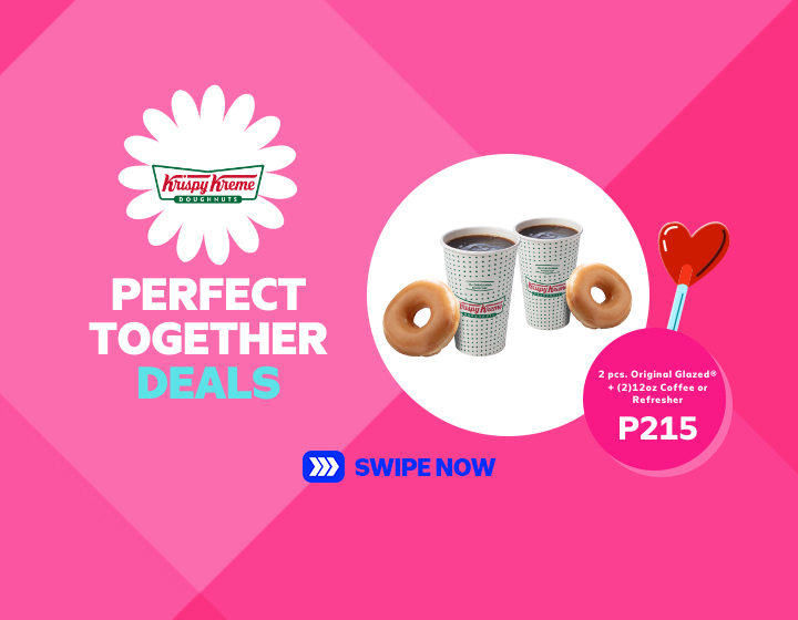 Enjoy Krispy Kreme's Perfect Together Deals for only Php215!