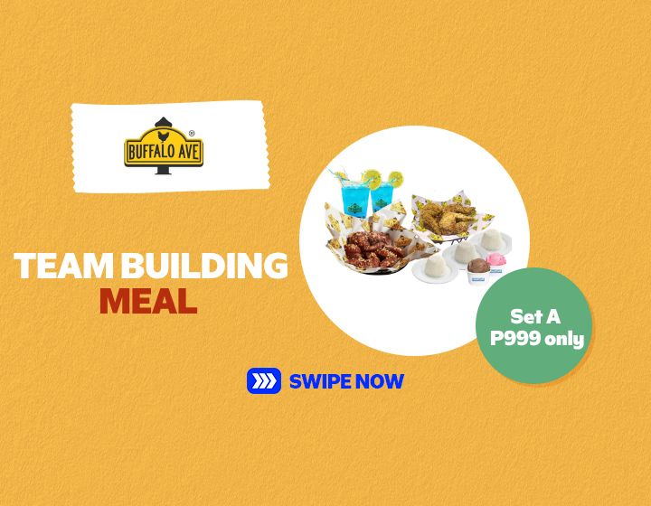 BUFFALO AVENUE | TEAM BUILDING MEAL SET A FOR ONLY P999