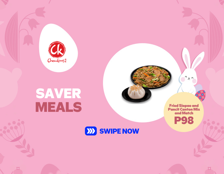 Fried Siopao and Pancit Canton Mix and Match