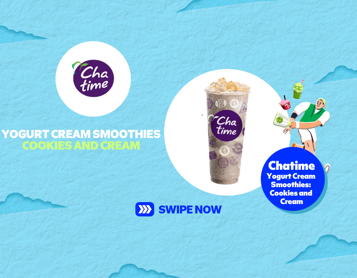 Chatime Yogurt Cream Smoothies: Cookies and Cream