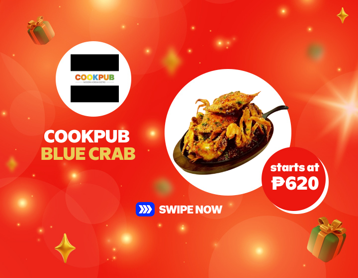 CookPub Blue Crab starts at ₱620