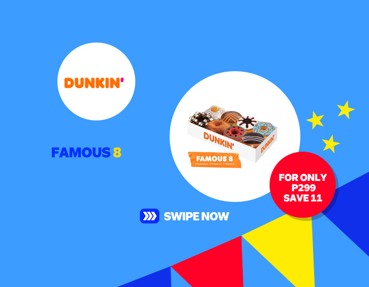 Save up to 11 pesos with our Famous 8 bundle!