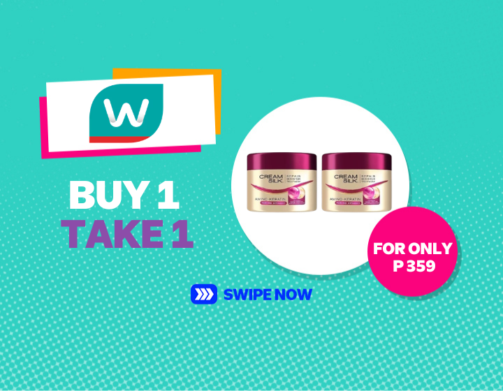BUY 1 TAKE 1 on WATSONS's CREAMSILK Booster Treatment Amino Keratin 