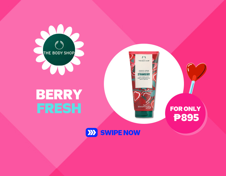 BERRY FRESH: STRAWBERRY SHOWER SCRUB