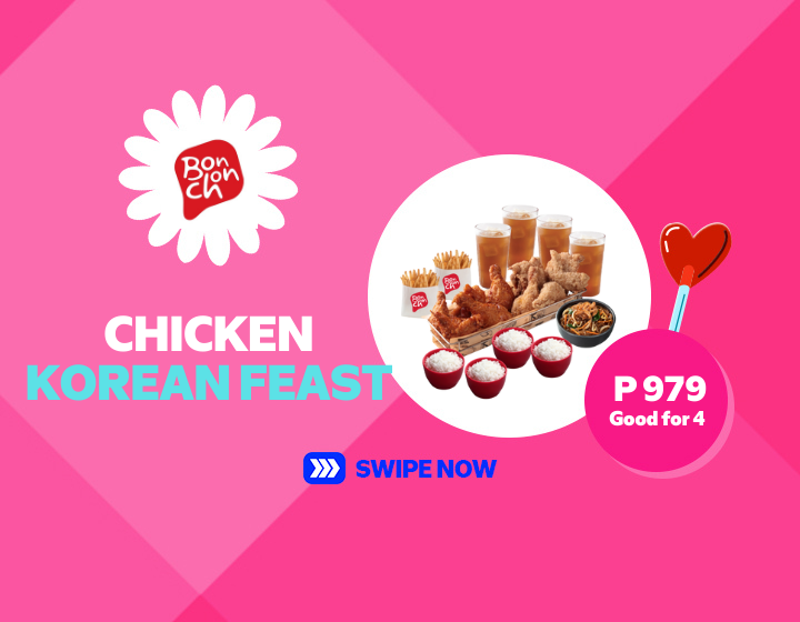 Bonchon Chicken Korean Feast for only ₱979