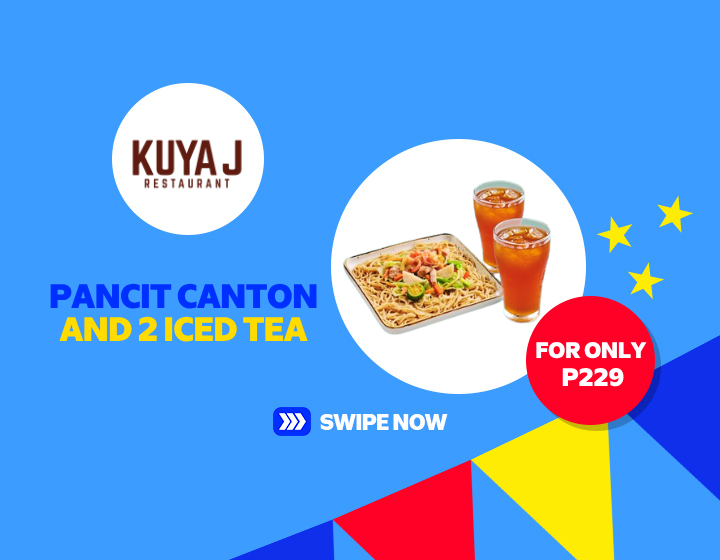 Pancit Canton and 2 Iced Tea for ₱229 only