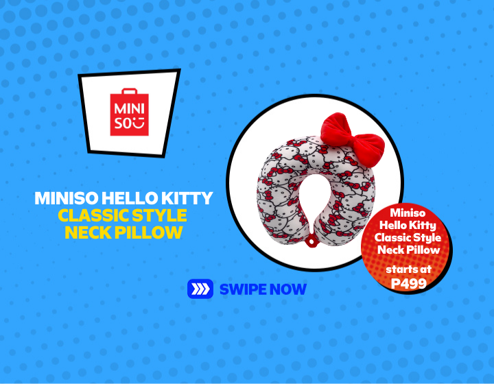 Miniso Hello Kitty Classic Style Neck Pillow starts at P499