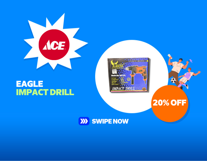 20% OFF ON EAGLE IMPACT DRILL!