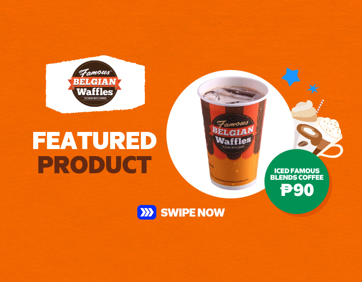 FEATURED PRODUCT on FAMOUS BELGIAN WAFFLE's ICED FAMOUS  BLENDS COFFEE