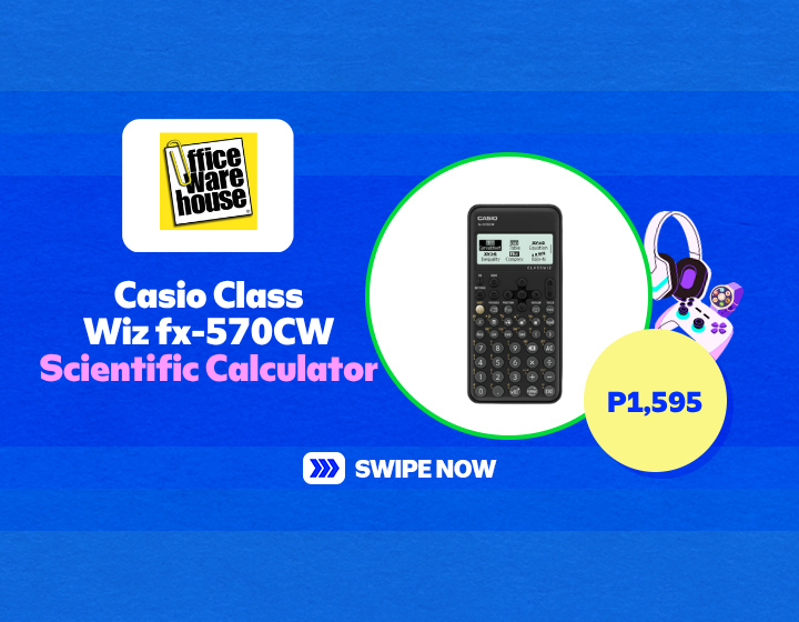 Php 1,595.00 only on OFFICE WAREHOUSE Casio Class Wiz fx-570CW Scientific Calculator
