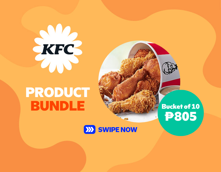 BUCKET OF 10 FOR ONLY P805