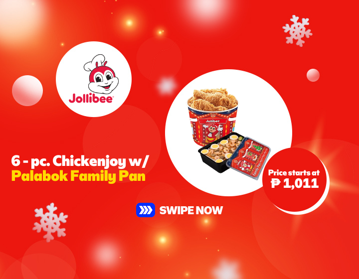 HOT! 6 - pc. Chickenjoy w/ Palabok Family Pan