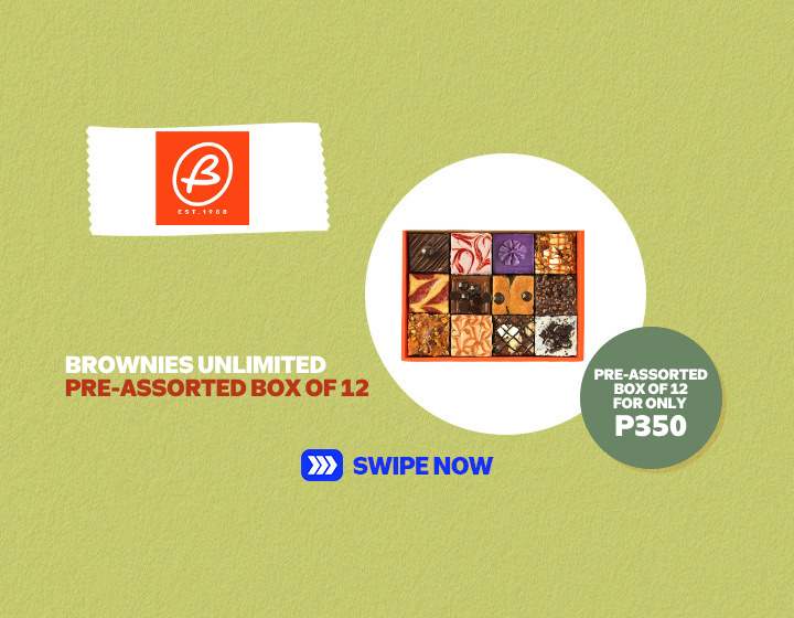 BROWNIES UNLIMITED PRE ASSORTED BOX OF 12 FOR ONLY P350!