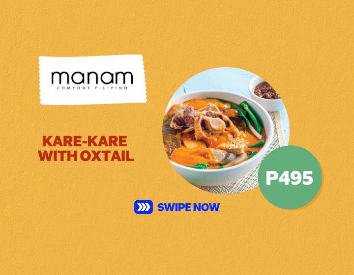 Enjoy the Kare-Kare with Oxtail from Manam