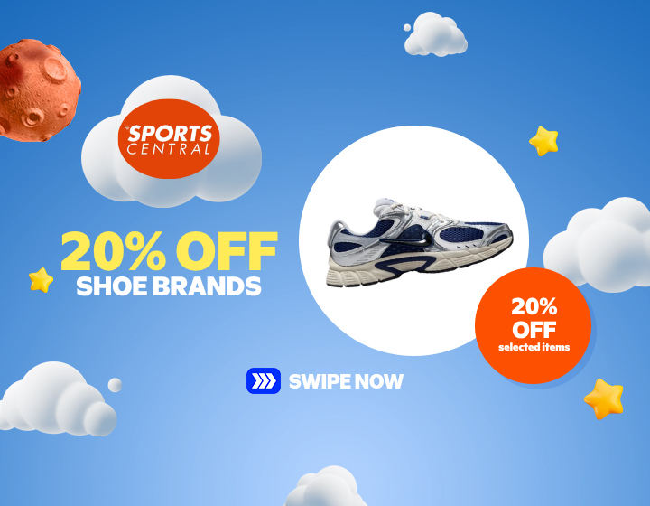 20% OFF SHOES IN SPORTS CENTRAL