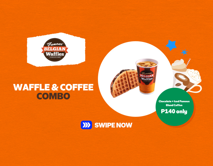 FAMOUS BELGIAN WAFFLES | WAFFLE & COFFEE COMBO FOR ONLY P140
