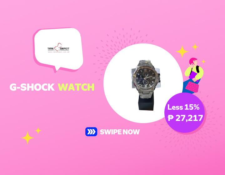 G-Shock men's watch at 15% off now only P 27,217