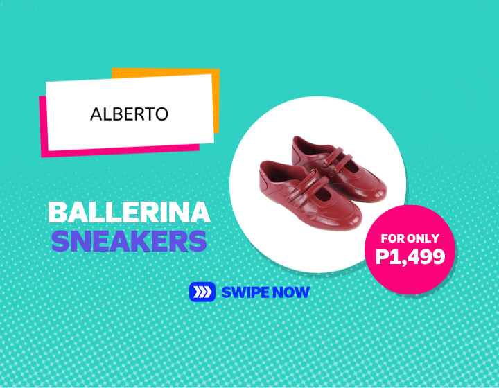 ALBERTO BALLERINA SNEAKERS FOR ONLY P1499!