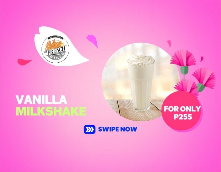 Mom's Day French Baker Creamy Vanilla Milkshake