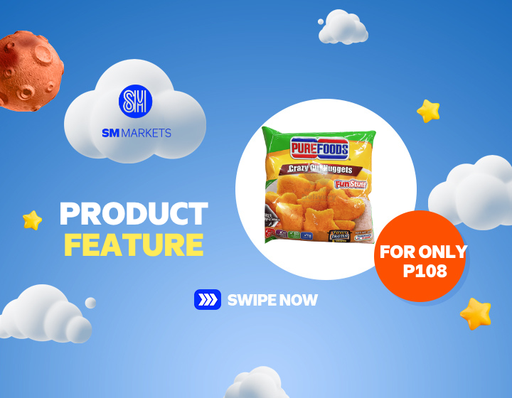 Php 108.00 only on SM SUPERMARKET Crazy Nuggets