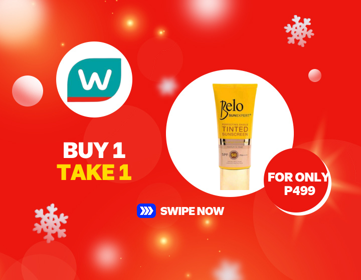 Php 499.00 only on WATSONS Belo Tinted Sunscreen