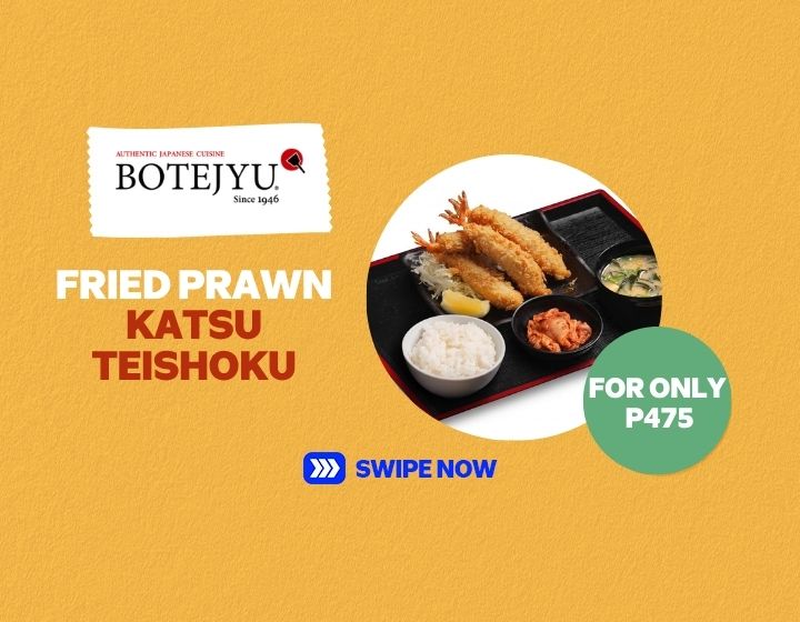 BOTEJYU FRIED PRAWN KATSU TEISHOKU