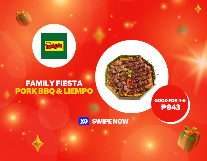 Family Fiesta Pork BBQ and Liempo for only ₱843