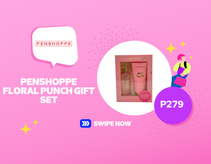 PENSHOPPE'S FLORAL PUNCH GIFT SET AT P279