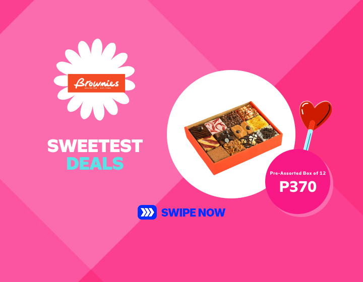 Get Brownies Unlimited Pre-Assorted Box of 12 for only P370